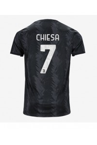 Fotbalové Dres Juventus Federico Chiesa #7 Venkovní Oblečení 2022-23 Krátký Rukáv